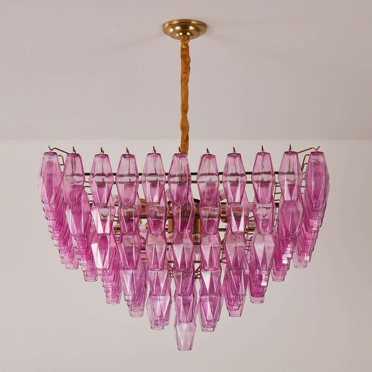Fuchsia Prism Empire Chandelier