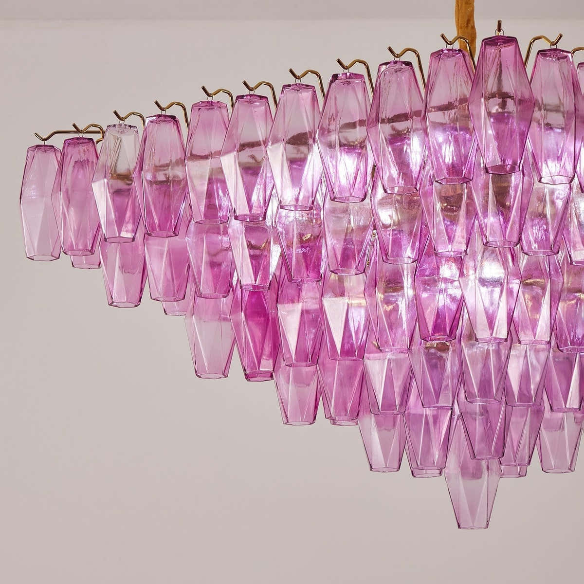 Fuchsia Prism Empire Chandelier