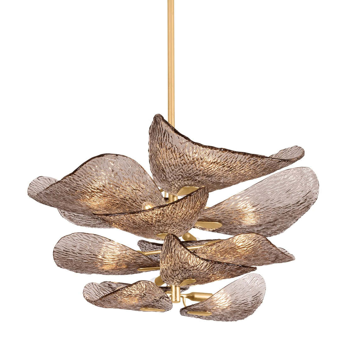 Cardiff Glass Chandelier 28" 35"