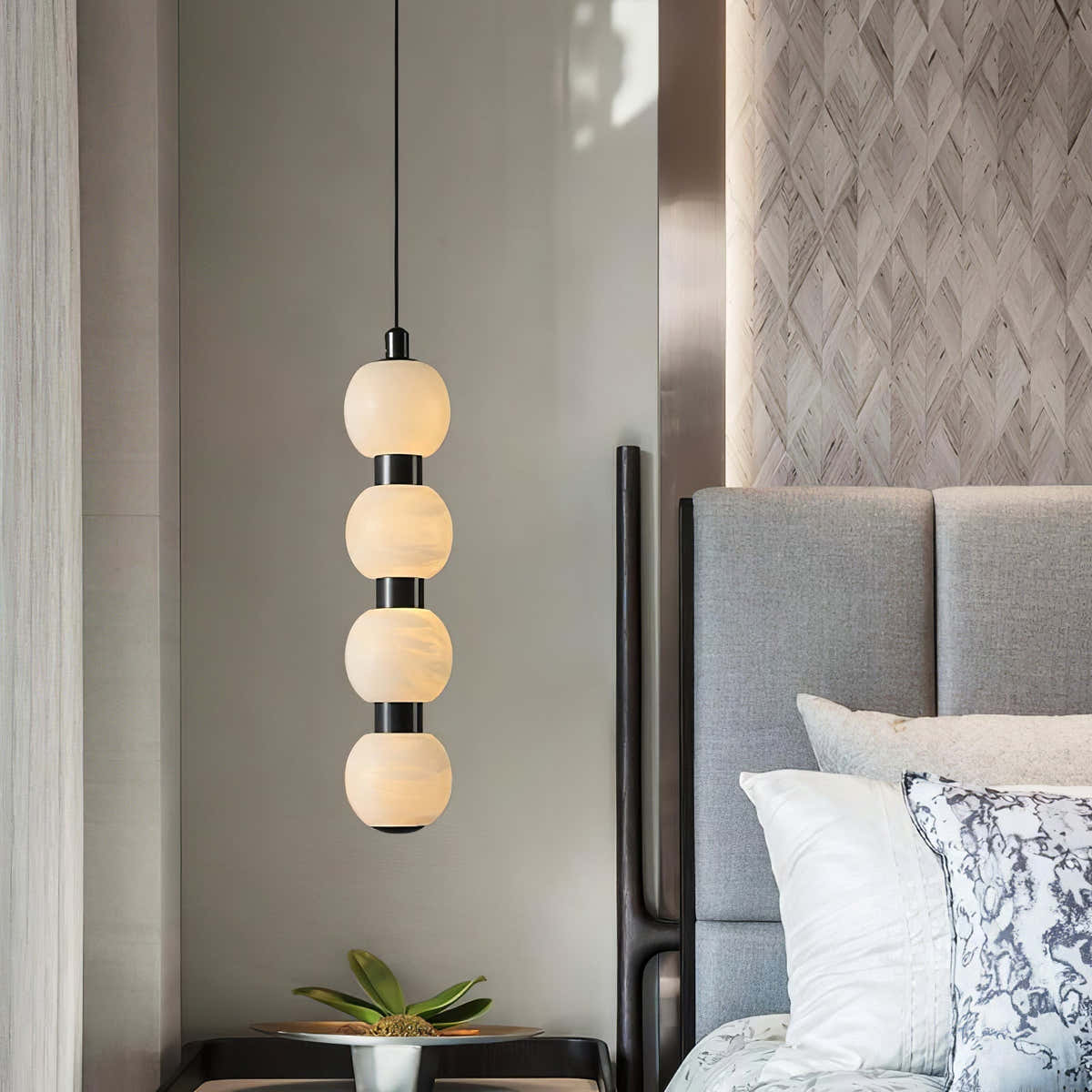 Orbique Alabaster Pendant Lamp