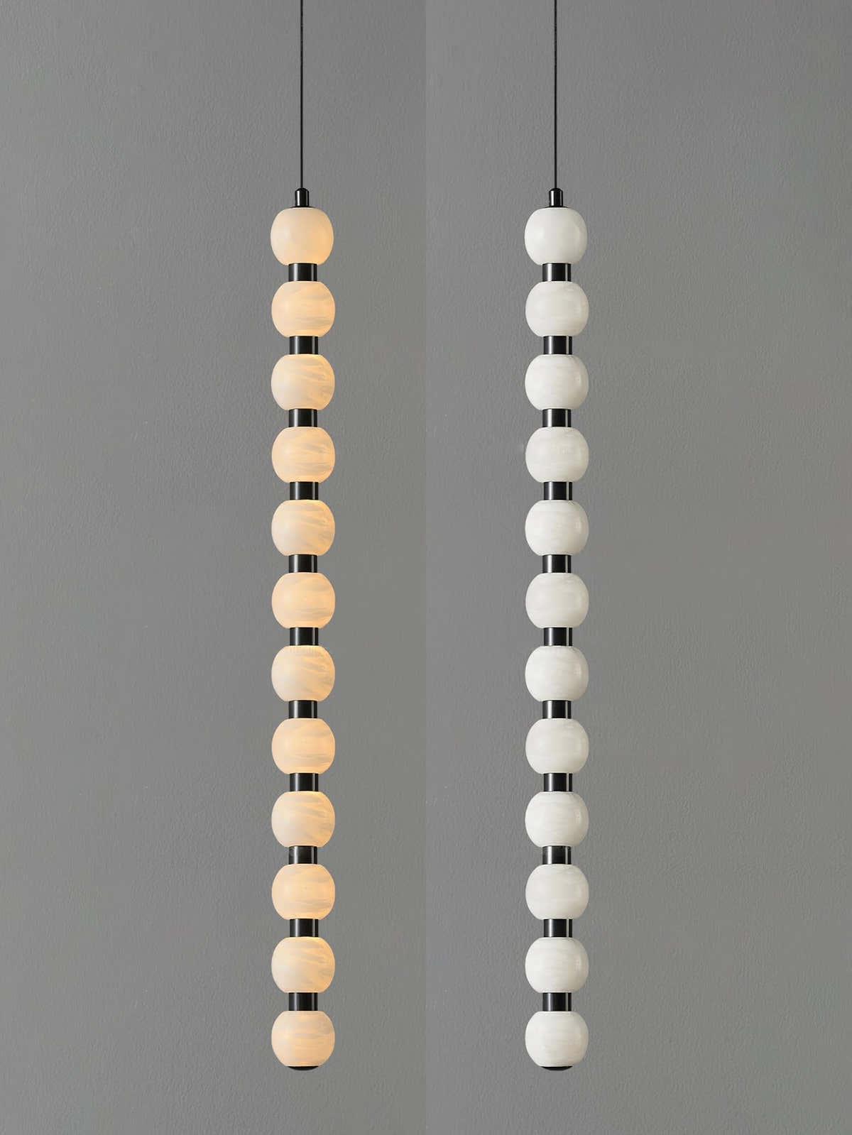 Orbique Alabaster Pendant Lamp