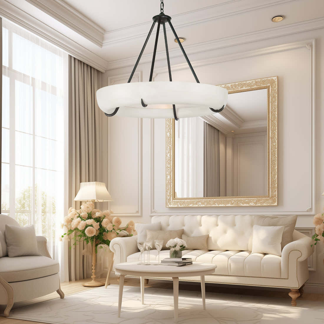Orion Alabaster Chandelier