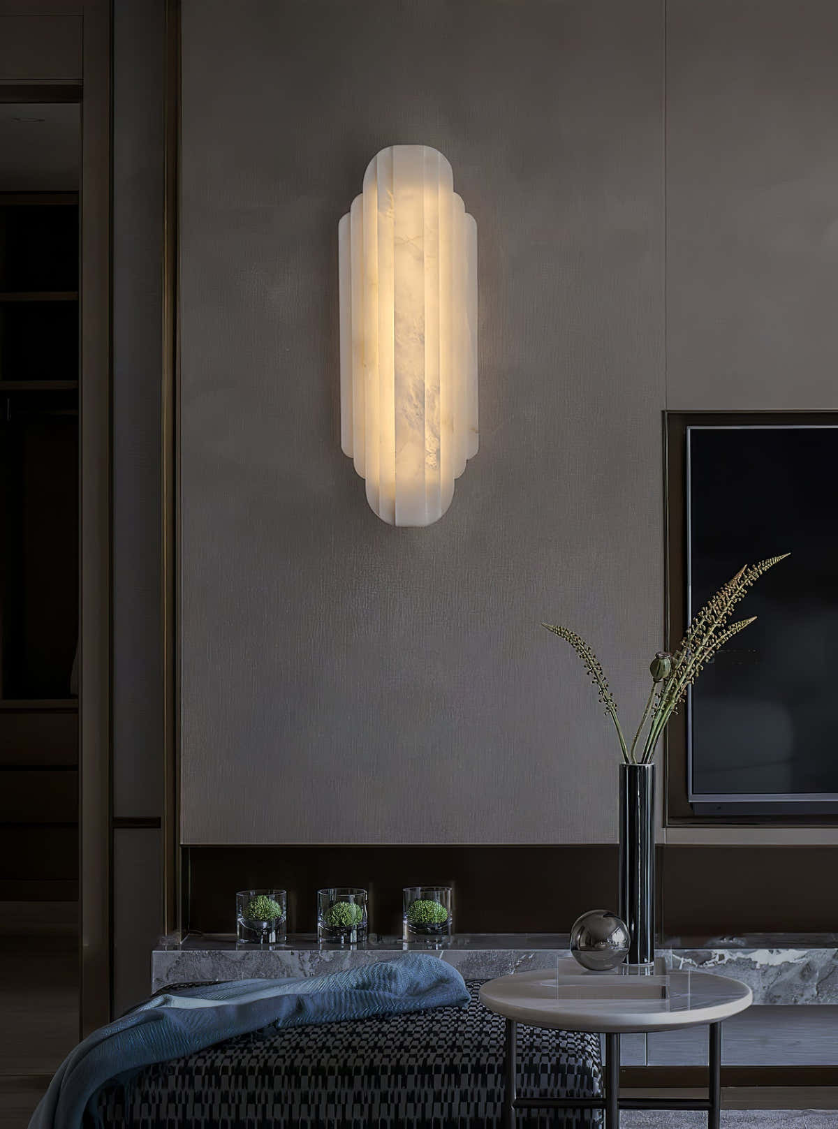 Estelle Alabaster Wall Sconce