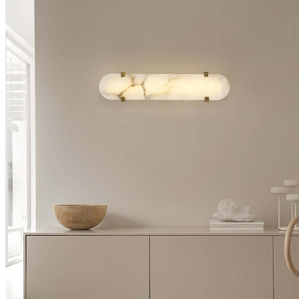Calla Alabaster Wall Sconce