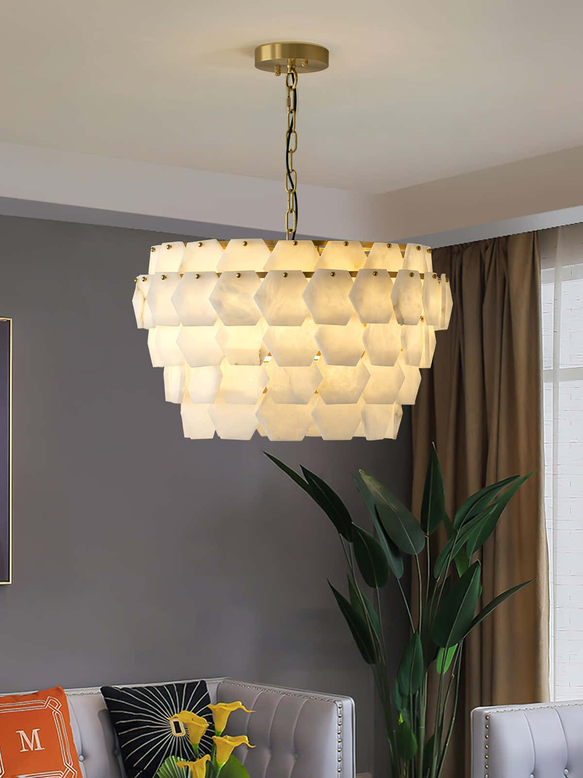 Hexa Cloud Pendant Light