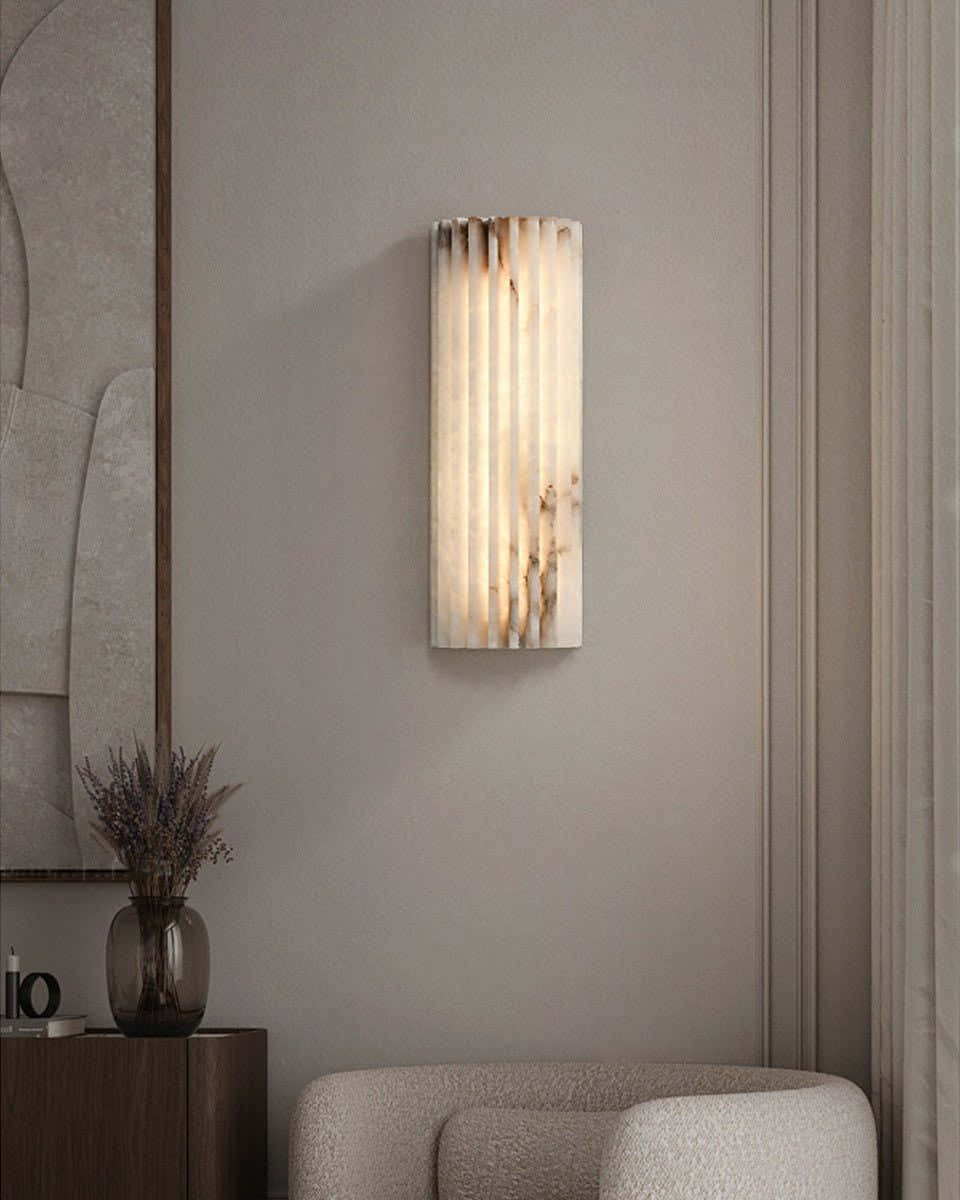 Alvia Alabaster Wall Light