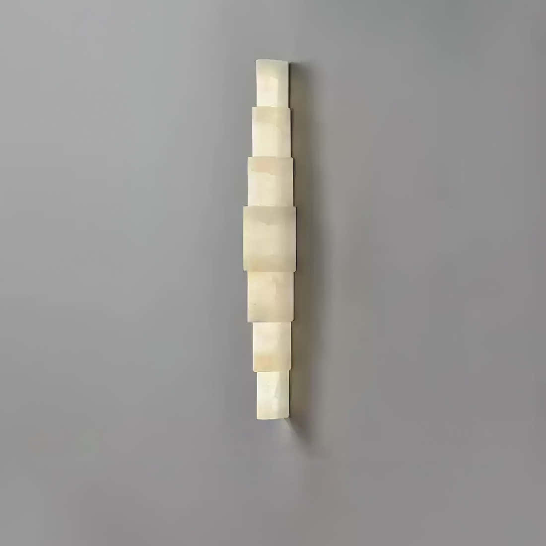 Alba Cascade Alabaster Wall Sconce