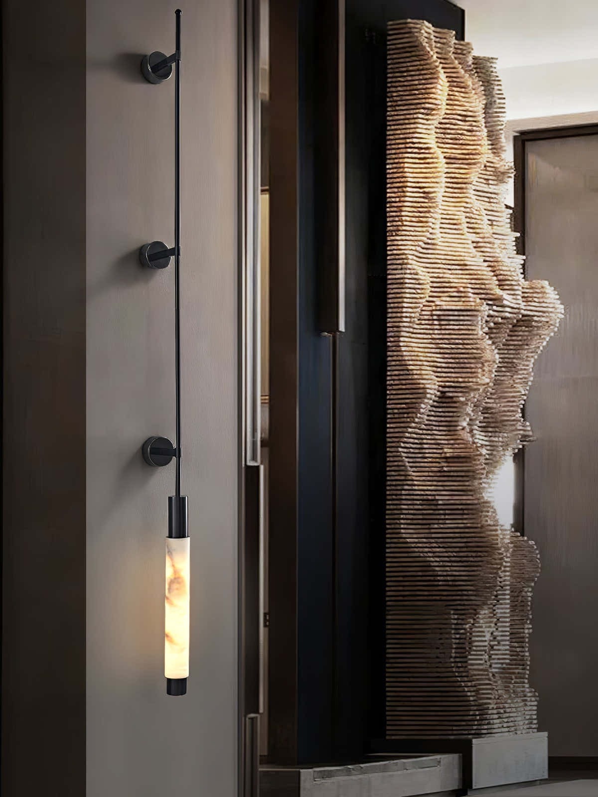 Verita Alabaster Wall Sconce