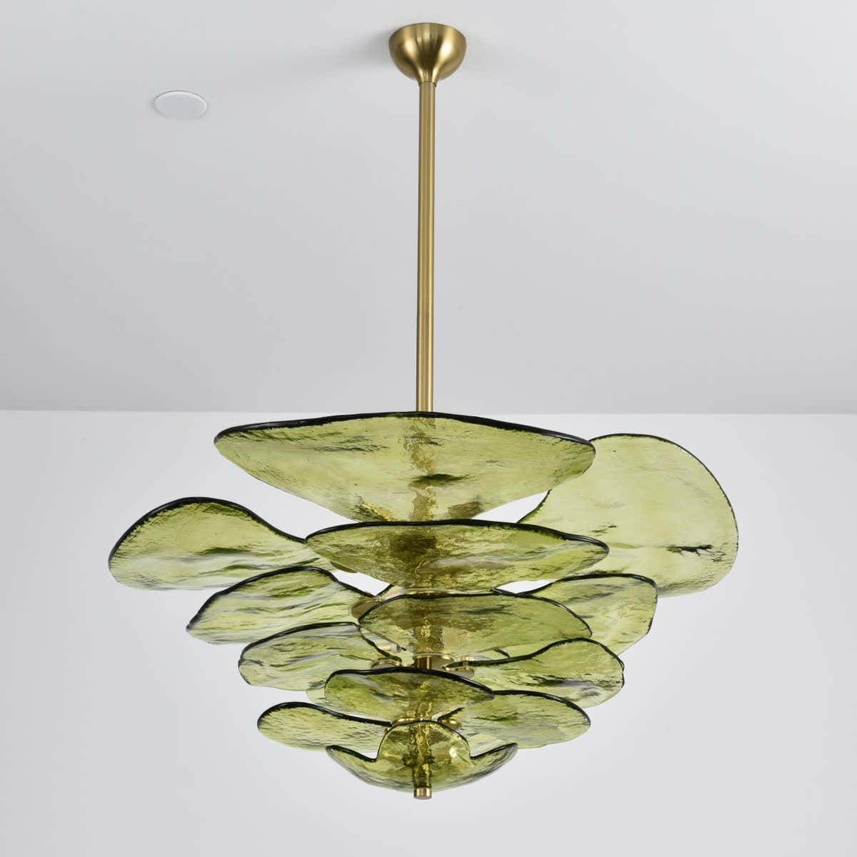 Petals Gold Murano Chandelier
