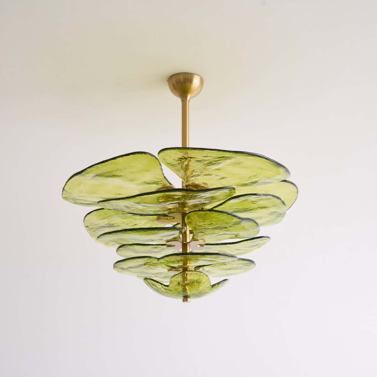 Petals Gold Murano Chandelier