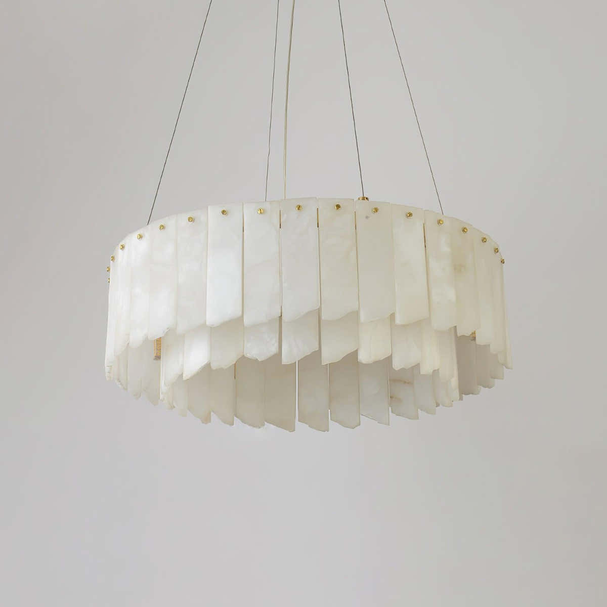 Alabaster Cascade Tiered Chandelier