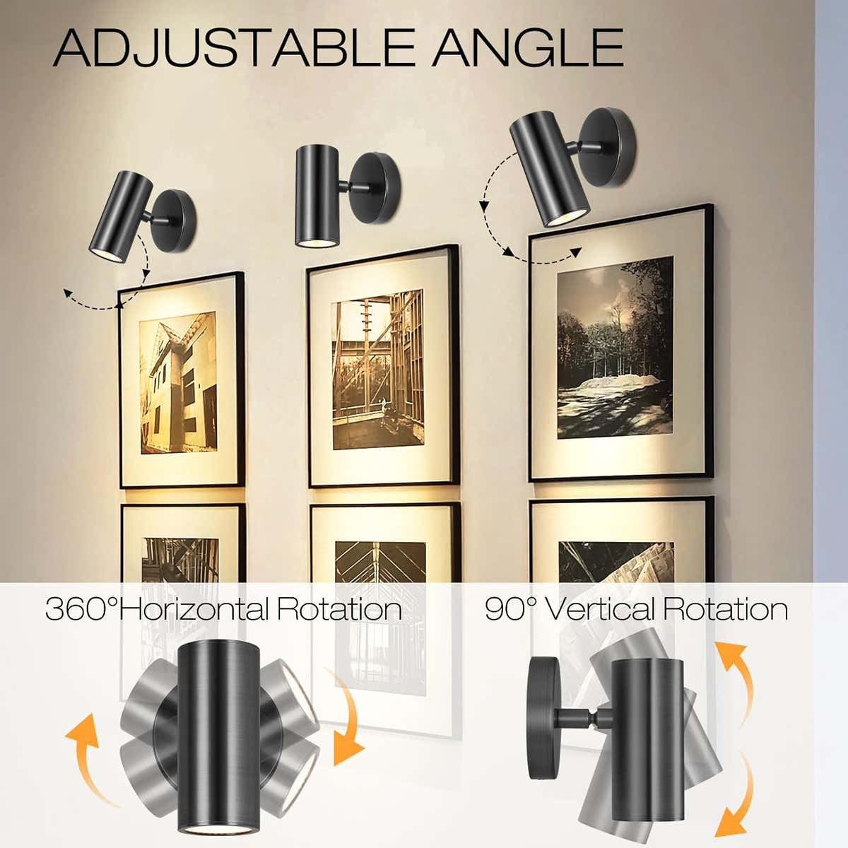PIOUTNF Modern Cylinder Wall Sconce