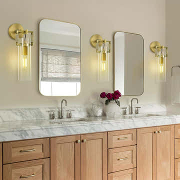 ‎PIOUTNF Modern Brass Wall Sconces