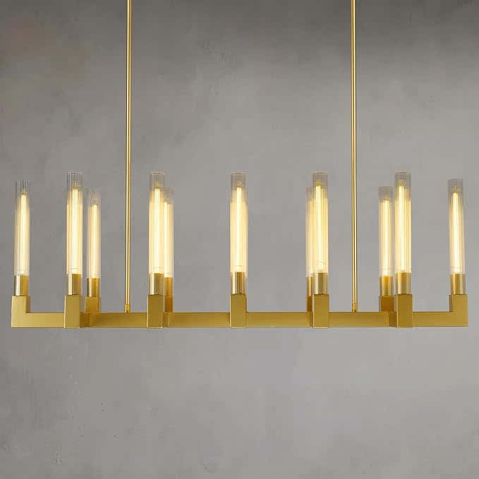 Canel Modern Linear Chandelier 54"