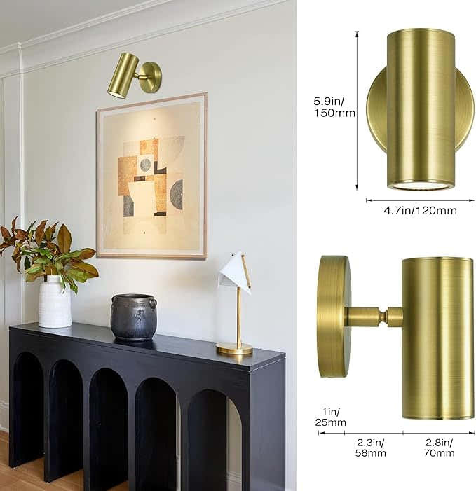 PIOUTNF Modern Cylinder Wall Sconce