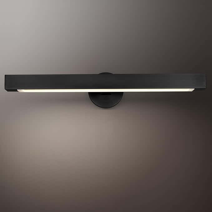 PIOUTNF Black LED Linear Picture Light