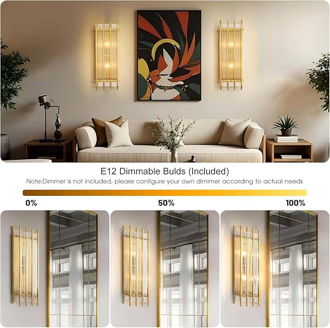 Marcus Modern Grand Rectangular Wall Sconces