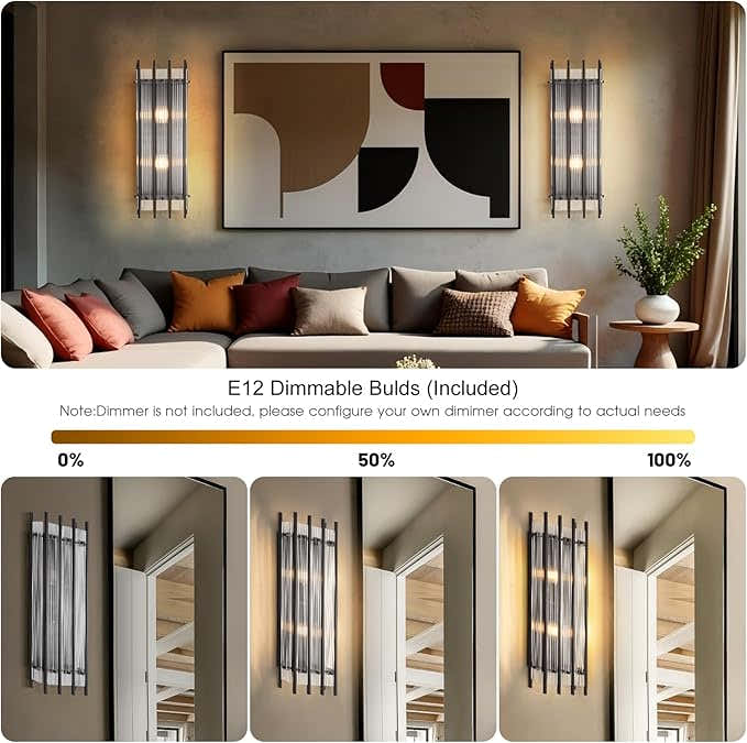 Marcus Modern Grand Rectangular Wall Sconces
