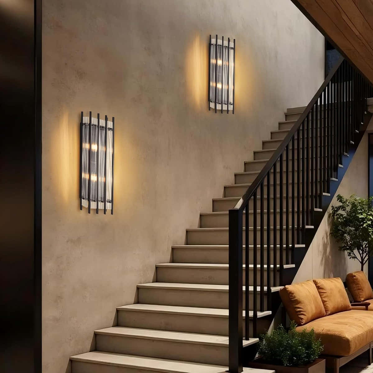 Marcus Modern Grand Rectangular Wall Sconces