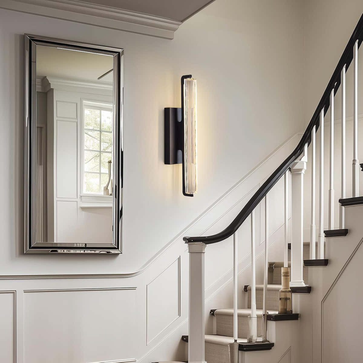 MDEGLYO Crystal Wall Sconce