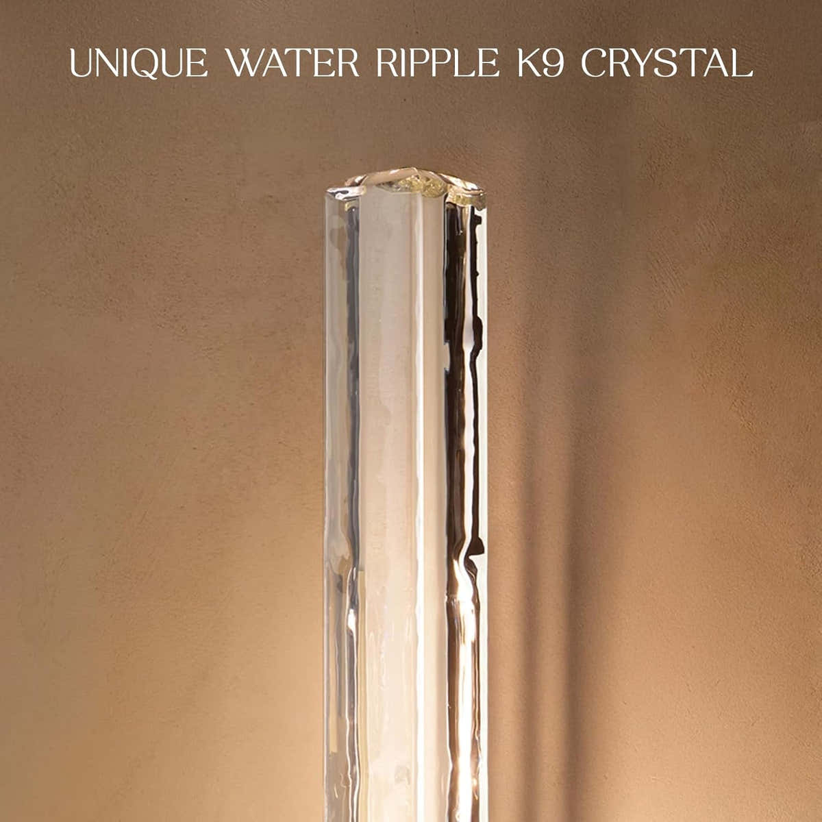 MDEGLYO Crystal Wall Sconce