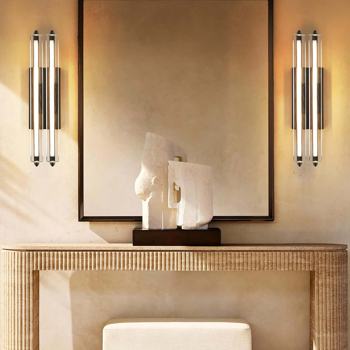 MDEGLYO Crystal Wall Sconce