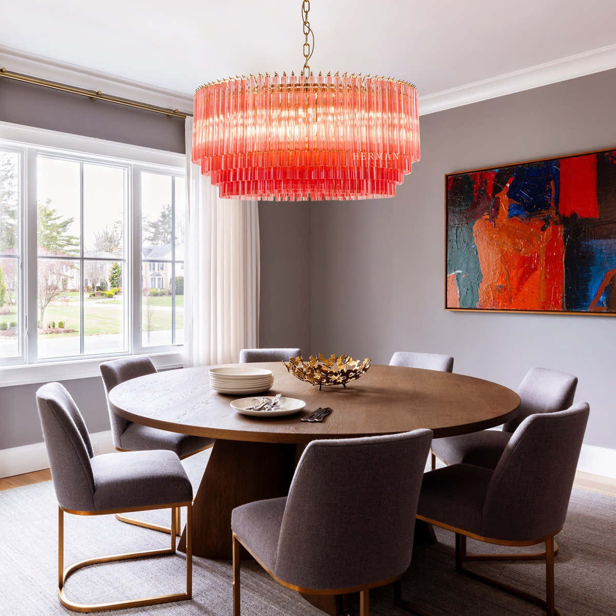 Amaro Drum Chandelier 51.2″