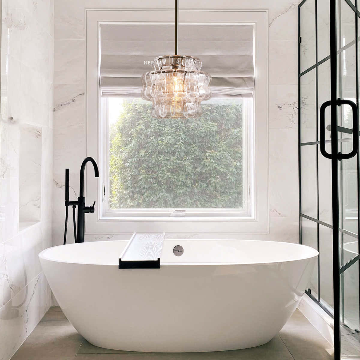 Amor Ghiaccio Glass Pendant Light
