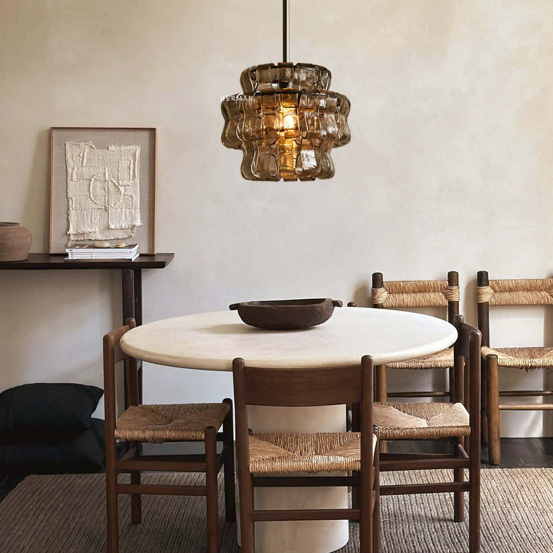 Amor Ghiaccio Glass Pendant Light