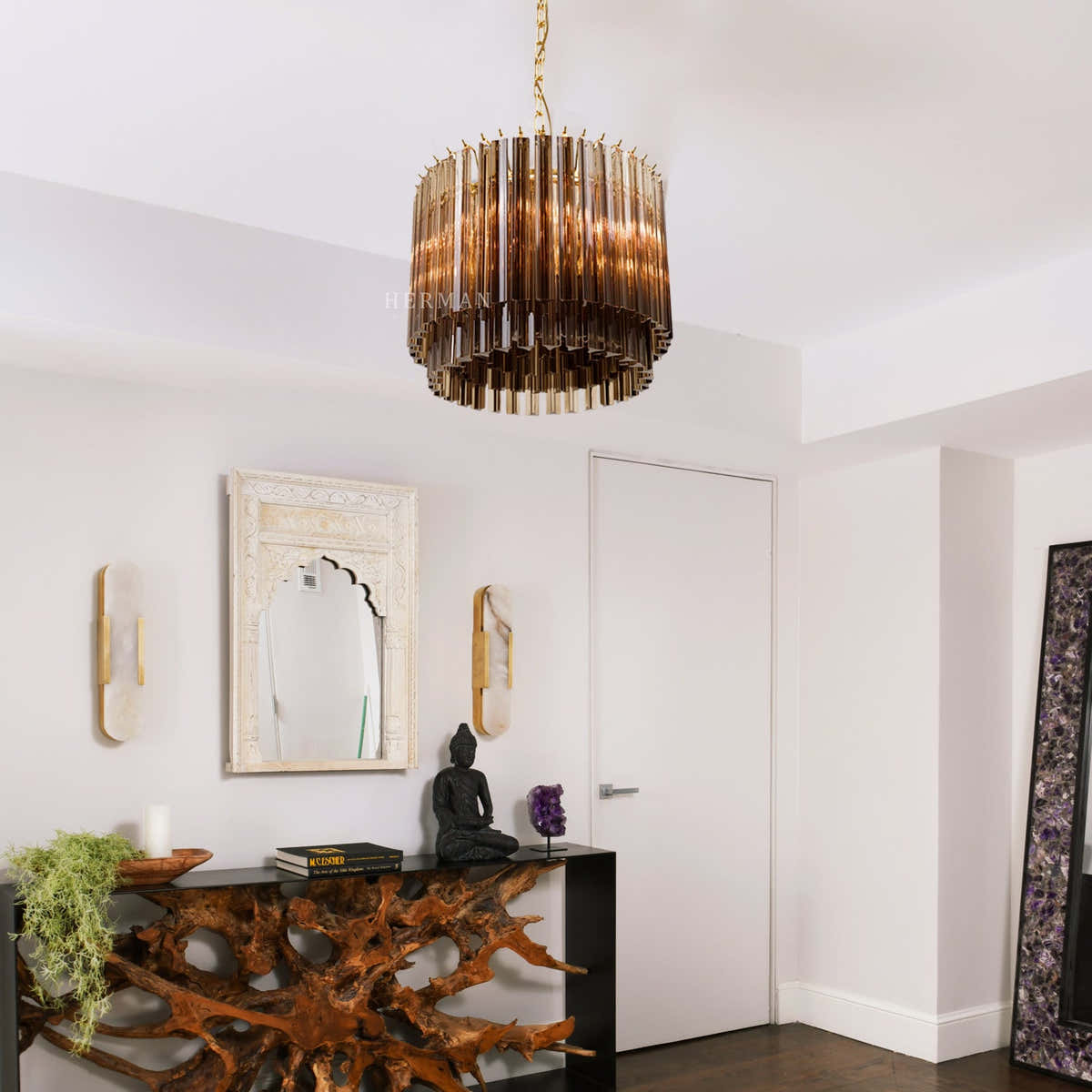Amaro Drum Chandelier 17.72"