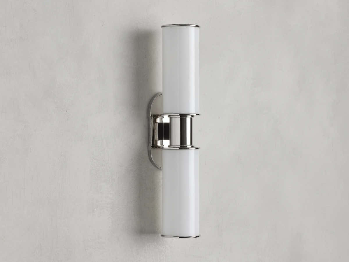 Harrlin Double Sconce in Milk