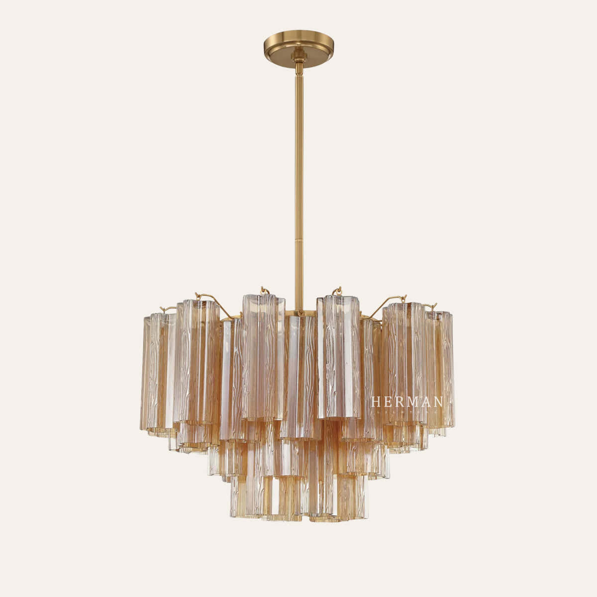 Petalia Murano Glass Chandelier 17.8" 22" 26.8" 32''D