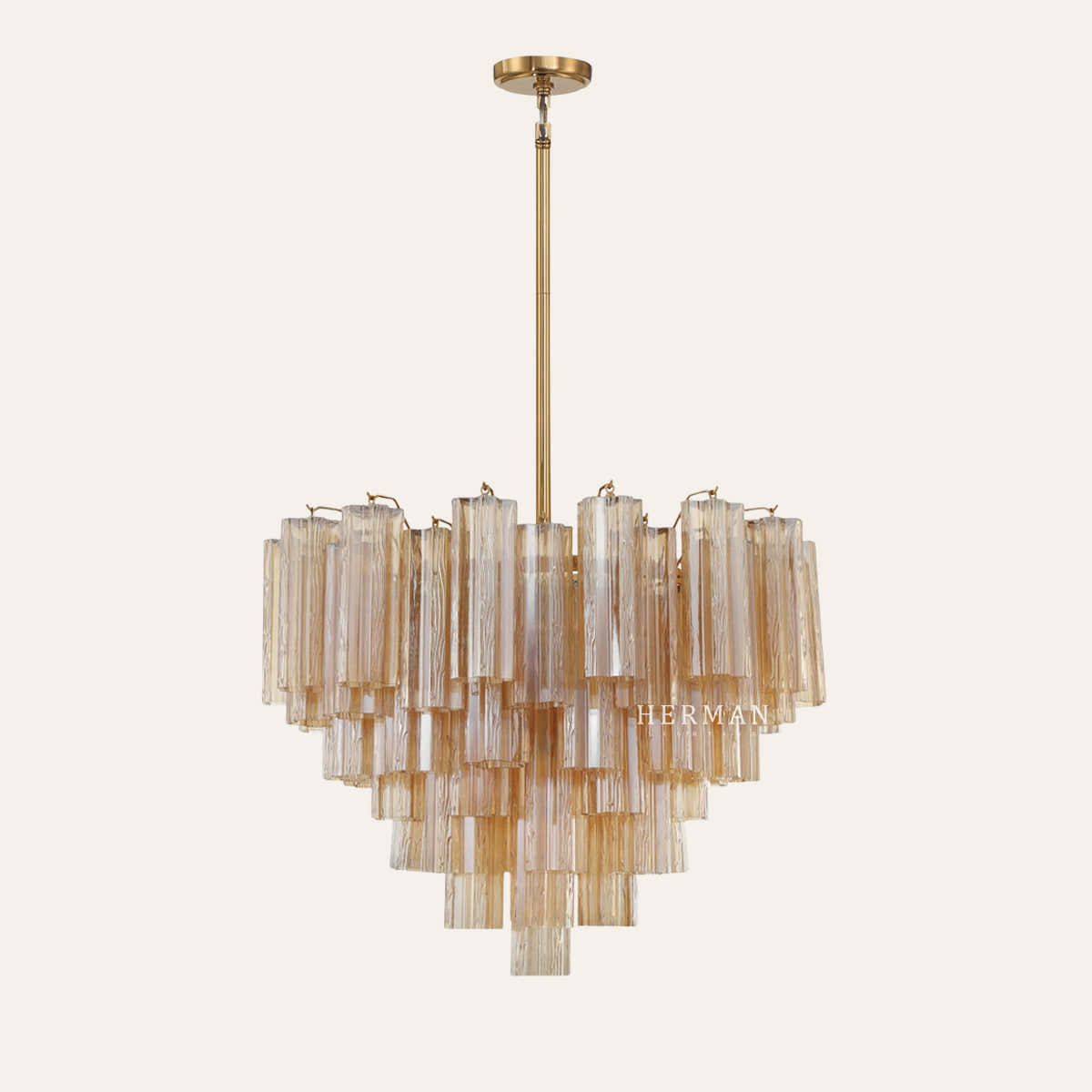 Petalia Murano Glass Chandelier 17.8" 22" 26.8" 32''D