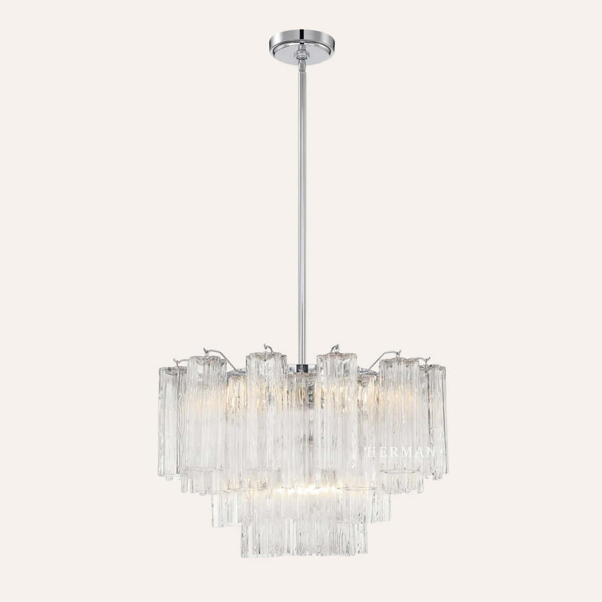 Petalia Murano Glass Chandelier 17.8" 22" 26.8" 32''D