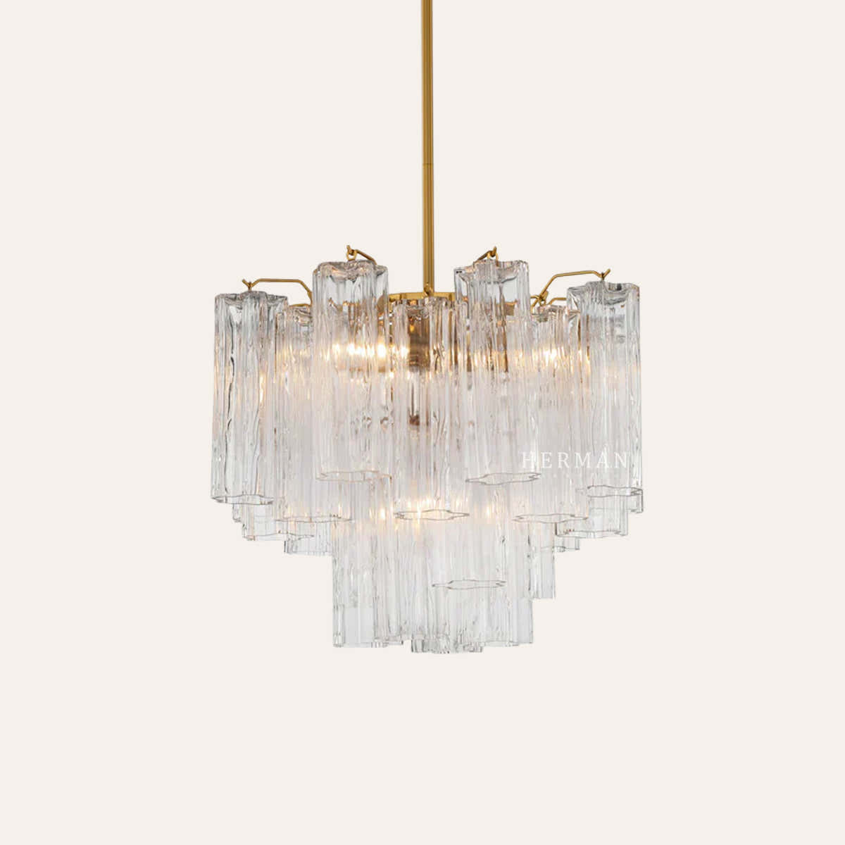 Petalia Murano Glass Chandelier 17.8" 22" 26.8" 32''D