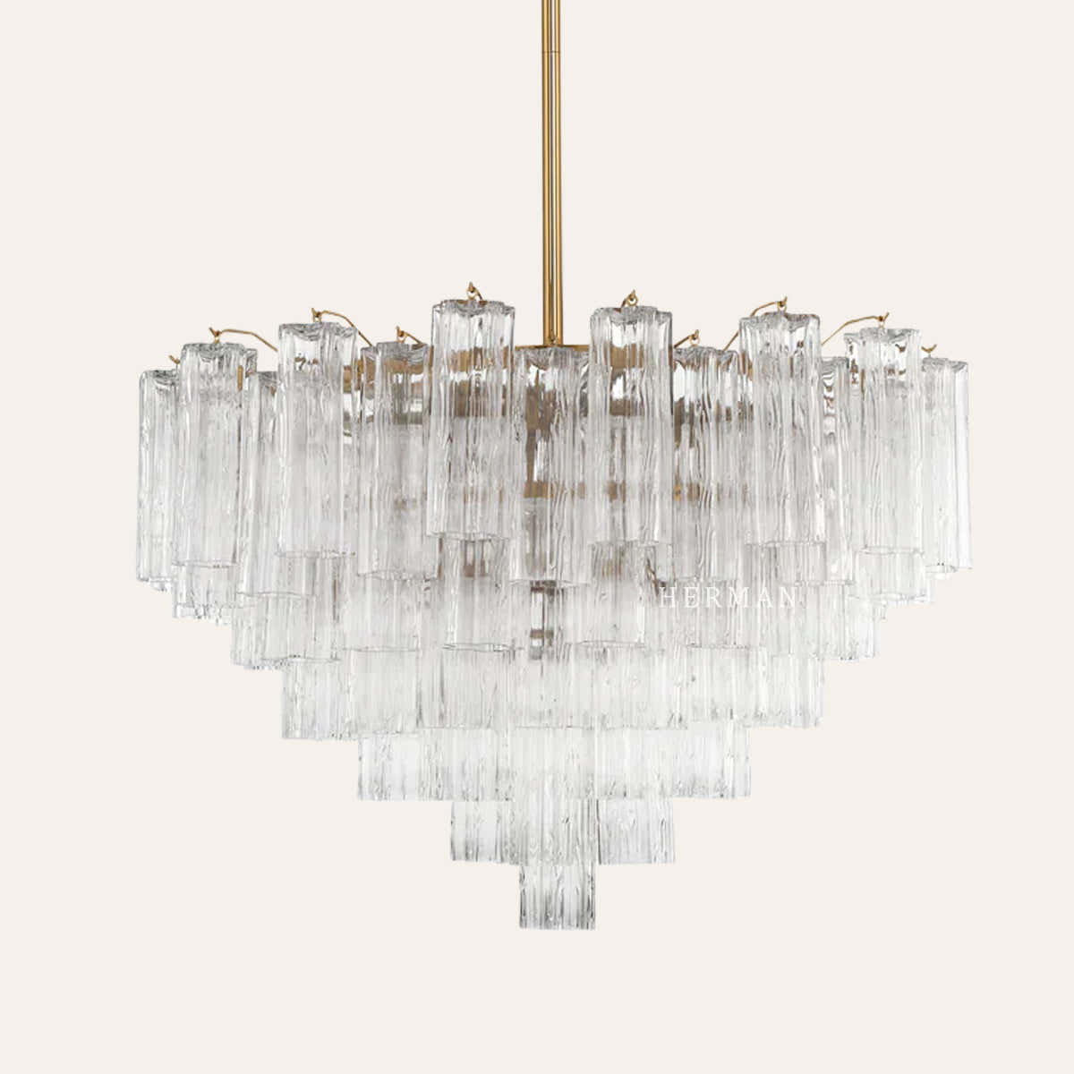 Petalia Murano Glass Chandelier 17.8" 22" 26.8" 32''D