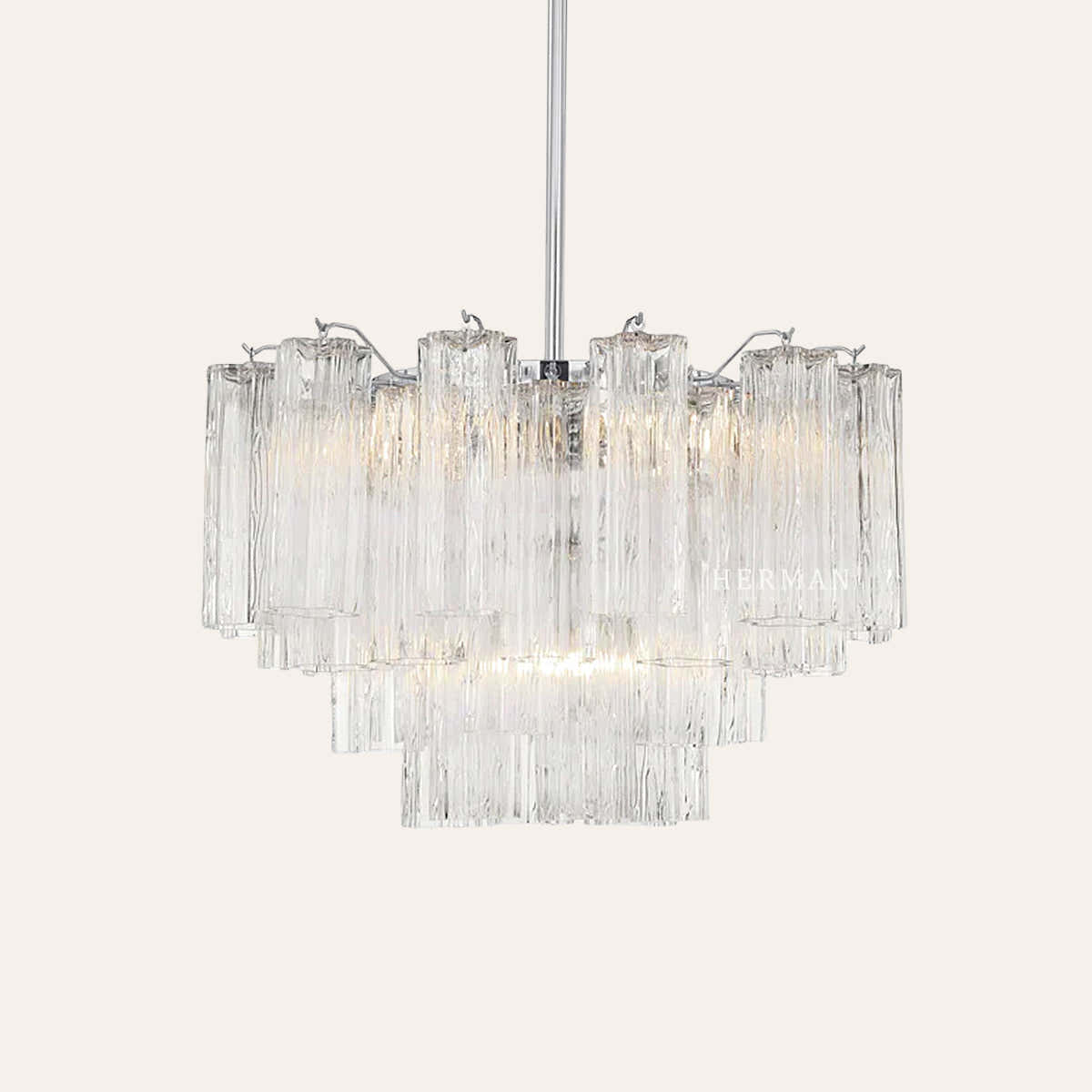 Petalia Murano Glass Chandelier 17.8" 22" 26.8" 32''D