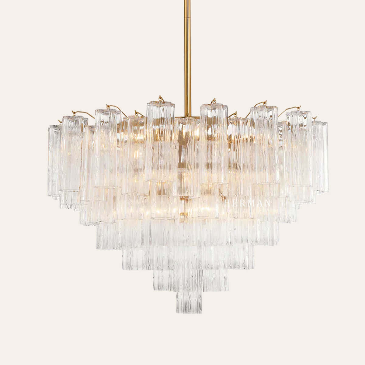 Petalia Murano Glass Chandelier 17.8" 22" 26.8" 32''D