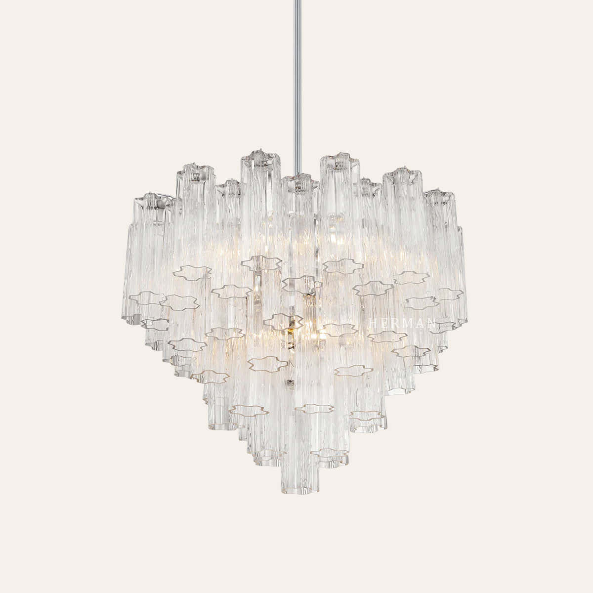 Petalia Murano Glass Chandelier 17.8" 22" 26.8" 32''D