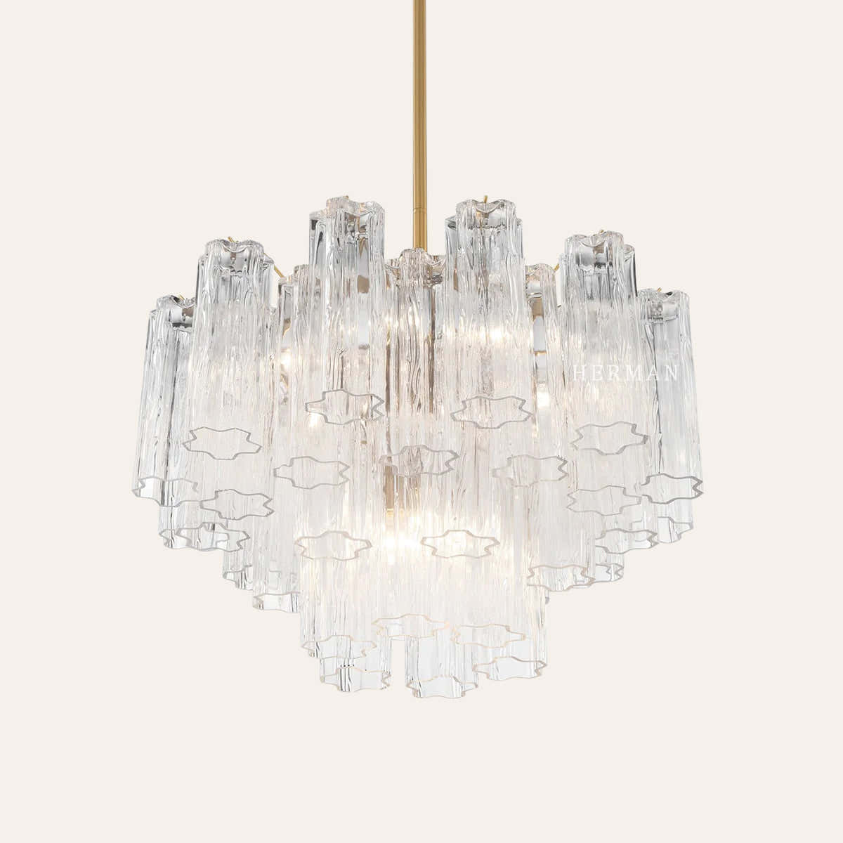 Petalia Murano Glass Chandelier 17.8" 22" 26.8" 32''D