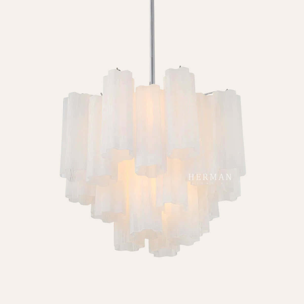 Petalia Murano Glass Chandelier 17.8" 22" 26.8" 32''D
