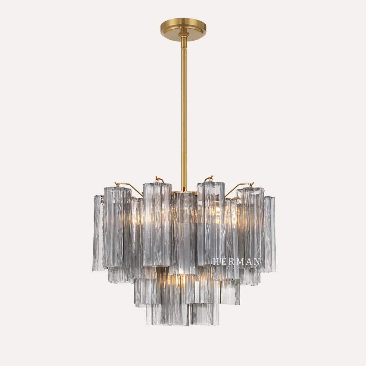 Petalia Murano Glass Chandelier 17.8" 22" 26.8" 32''D