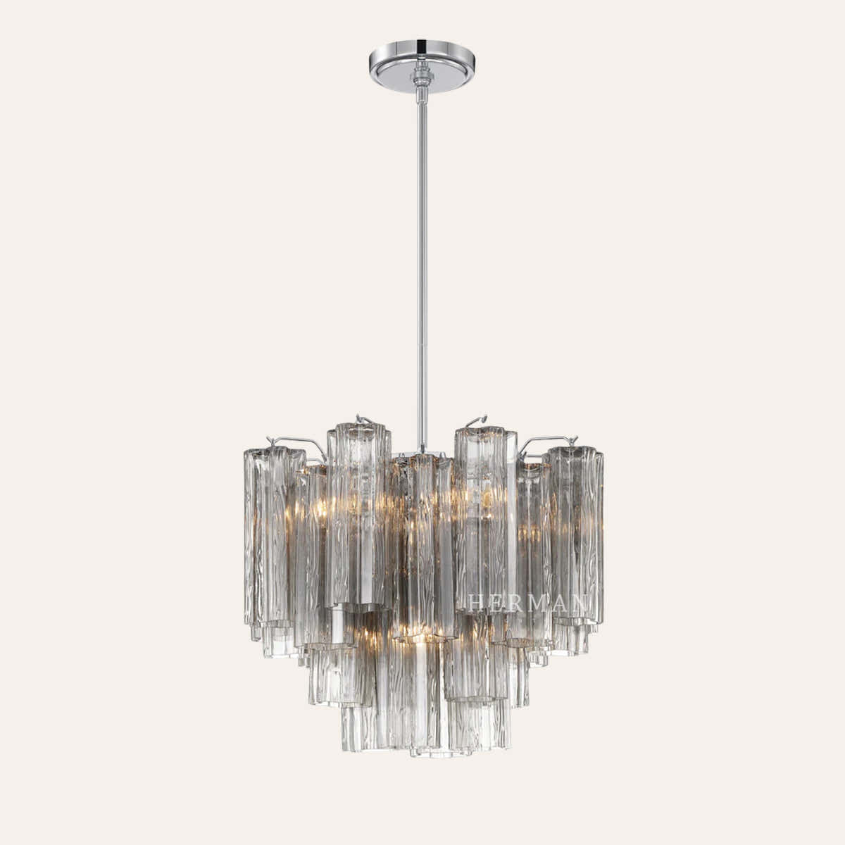 Petalia Murano Glass Chandelier 17.8" 22" 26.8" 32''D