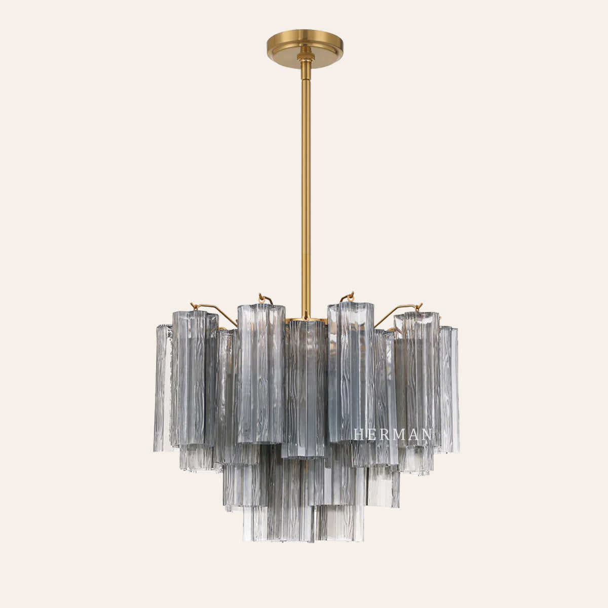 Petalia Murano Glass Chandelier 17.8" 22" 26.8" 32''D