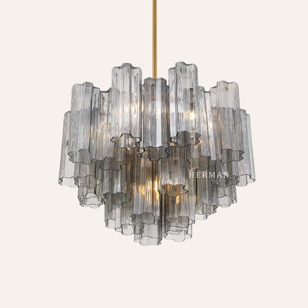 Petalia Murano Glass Chandelier 17.8" 22" 26.8" 32''D