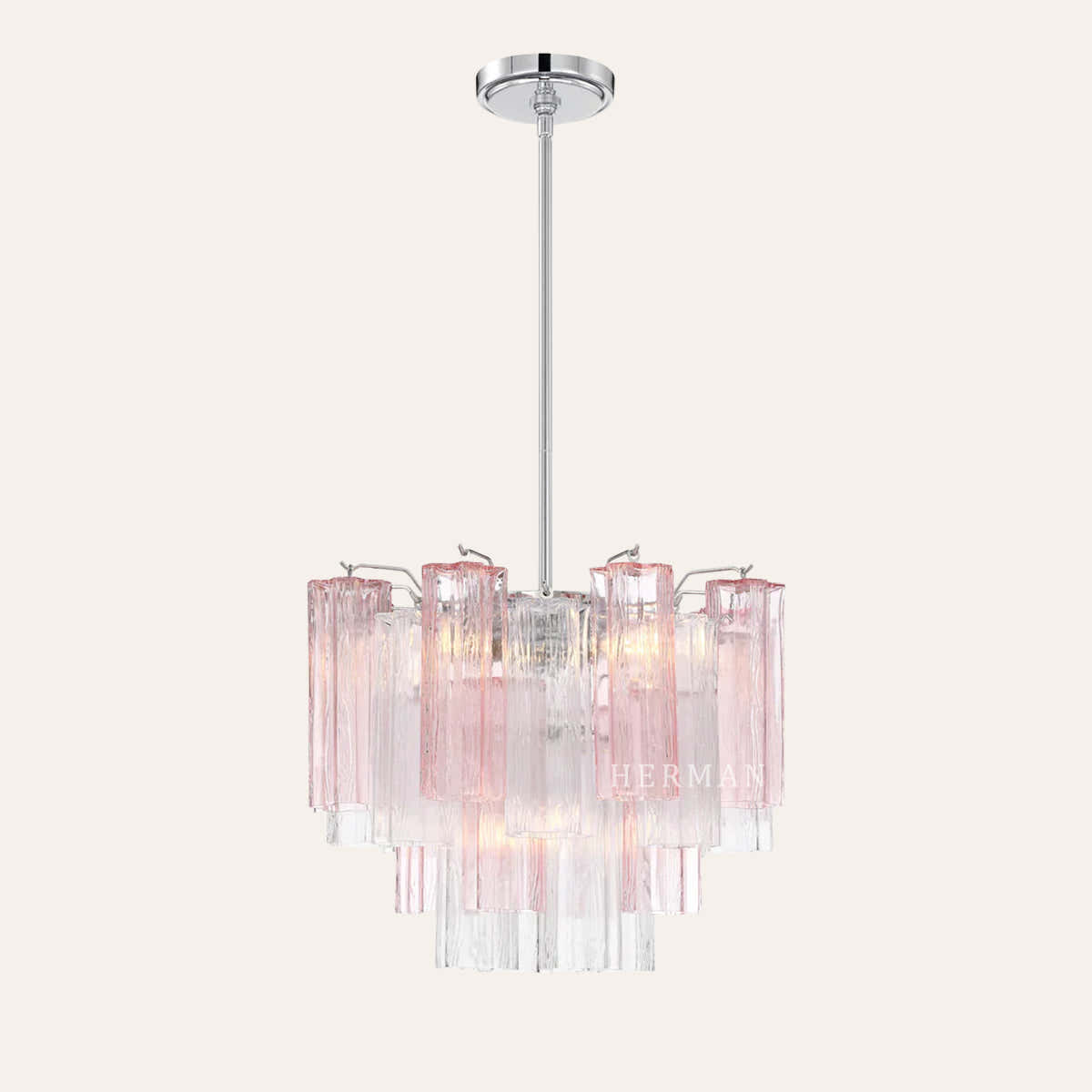 Petalia Murano Glass Chandelier 17.8" 22" 26.8" 32''D