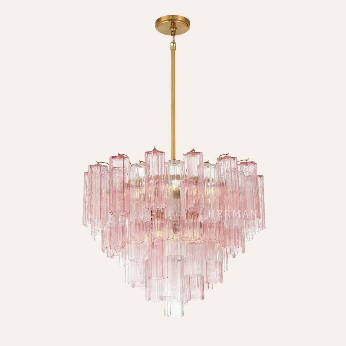 Petalia Murano Glass Chandelier 17.8" 22" 26.8" 32''D