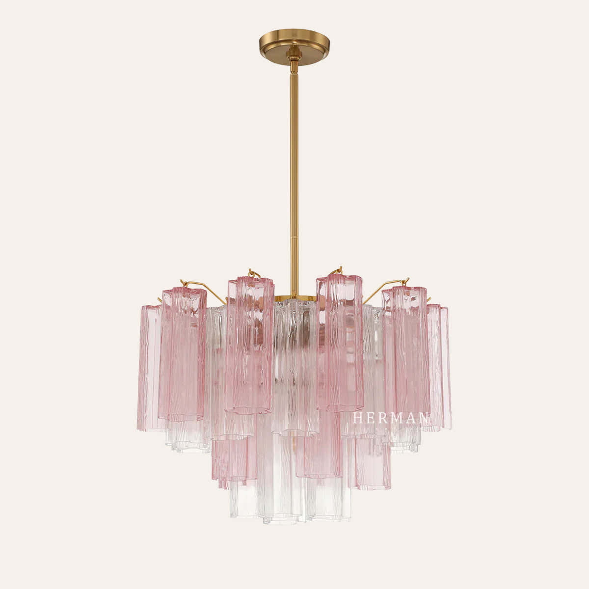 Petalia Murano Glass Chandelier 17.8" 22" 26.8" 32''D