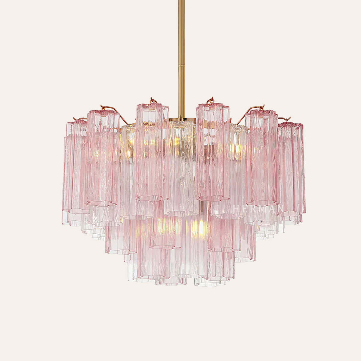 Petalia Murano Glass Chandelier 17.8" 22" 26.8" 32''D