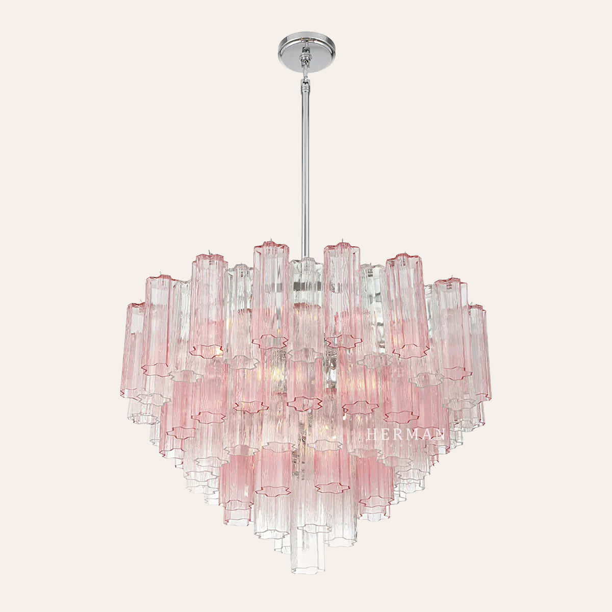 Petalia Murano Glass Chandelier 17.8" 22" 26.8" 32''D